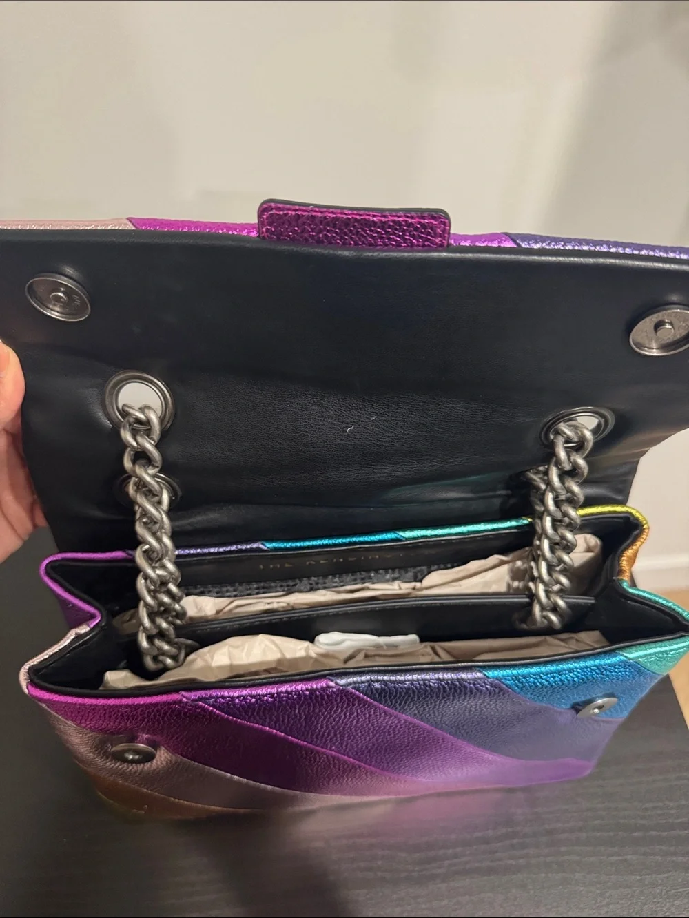 Kurt Geiger London The Kensington Metallic Multicolor Crossbody